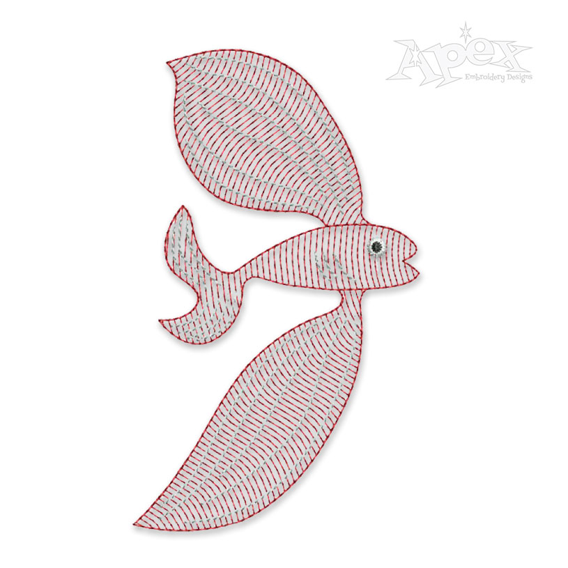 Gold Fish Embroidery Designs