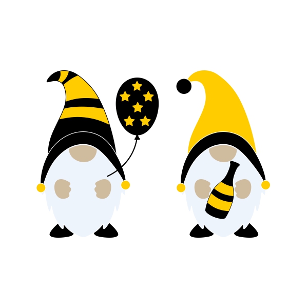 Bee Gnome SVG Cuttable Designs
