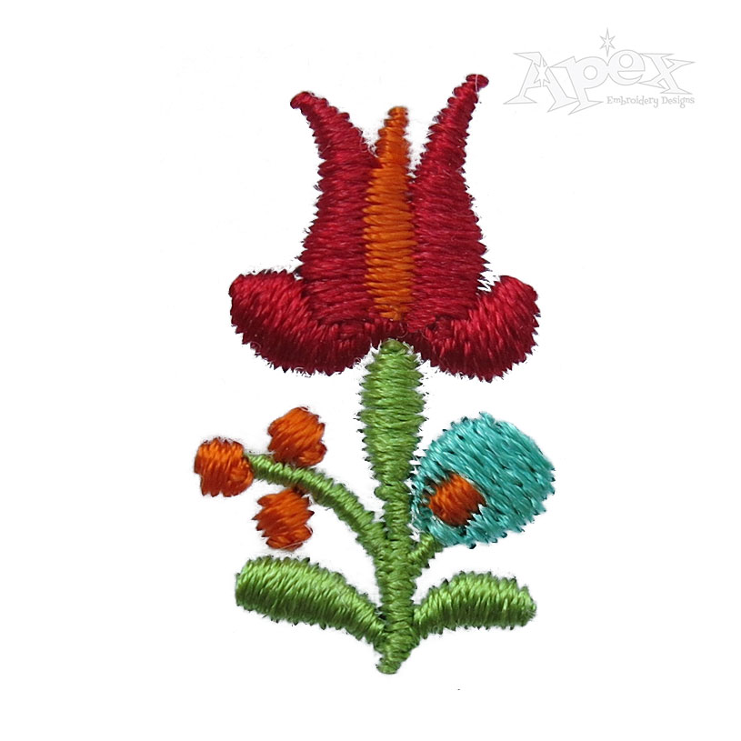 Tiny Decorative Flower #1 Embroidery Design