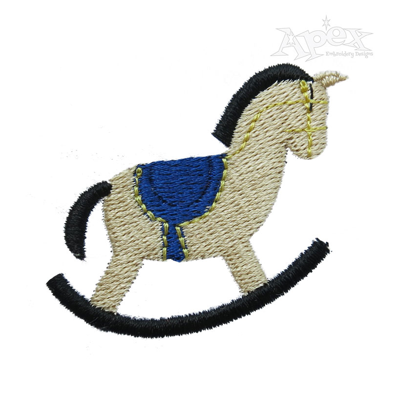 Rocking Ride-on Horse Embroidery Designs