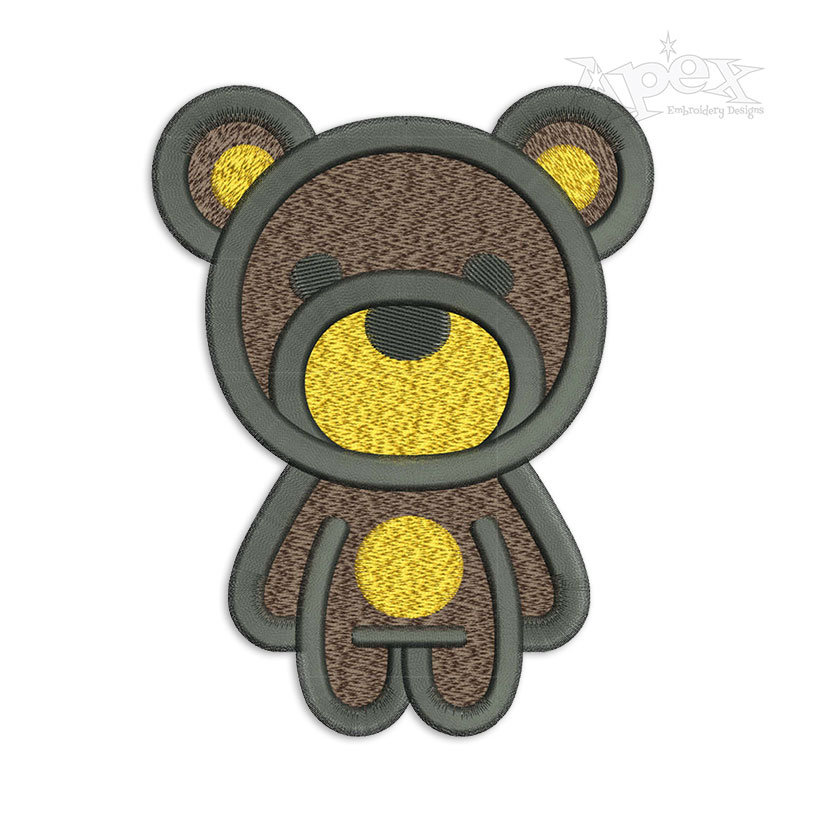 Little Teddy Bear Embroidery Design