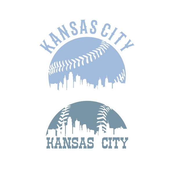 Kansas City Baseball SVG Cuttable Designs