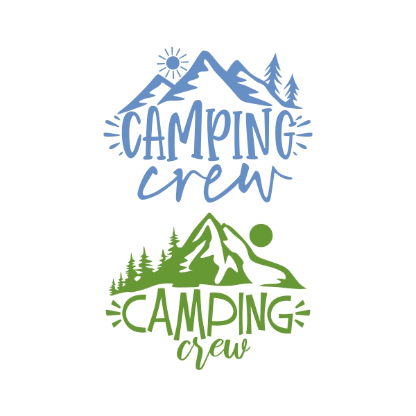 Camping Crew SVG Cuttable Designs