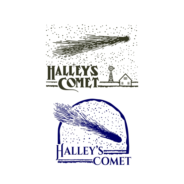 Halley's Comet SVG Cuttable Designs