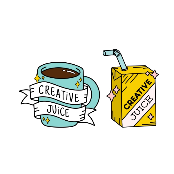 Creative Juice Cup Box SVG Cuttable Designs