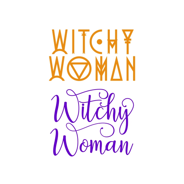 Halloween Witchy Woman SVG Cuttable Designs