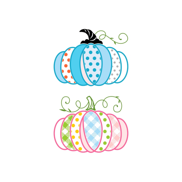 Fancy Patterns Pumpkin SVG Cuttable Designs