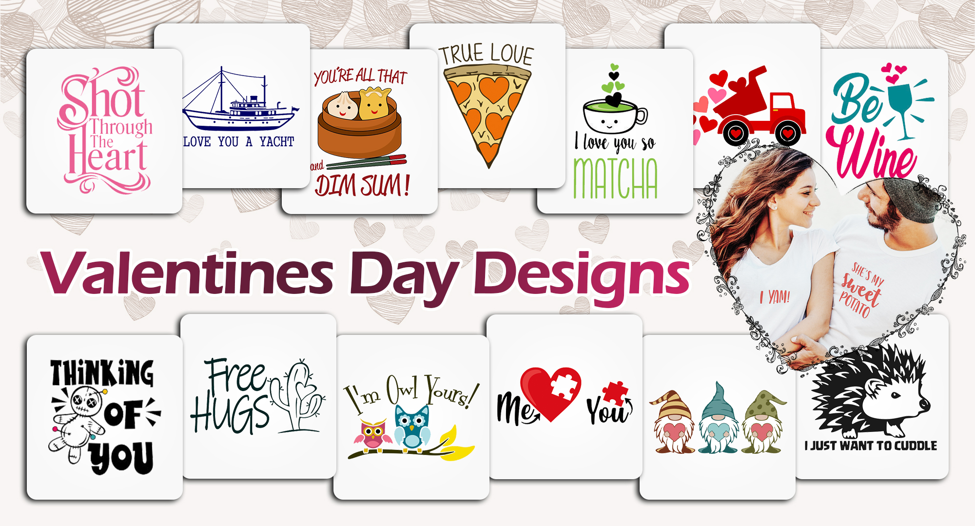 Valentine's Day SVG Cuttable Designs from Apex