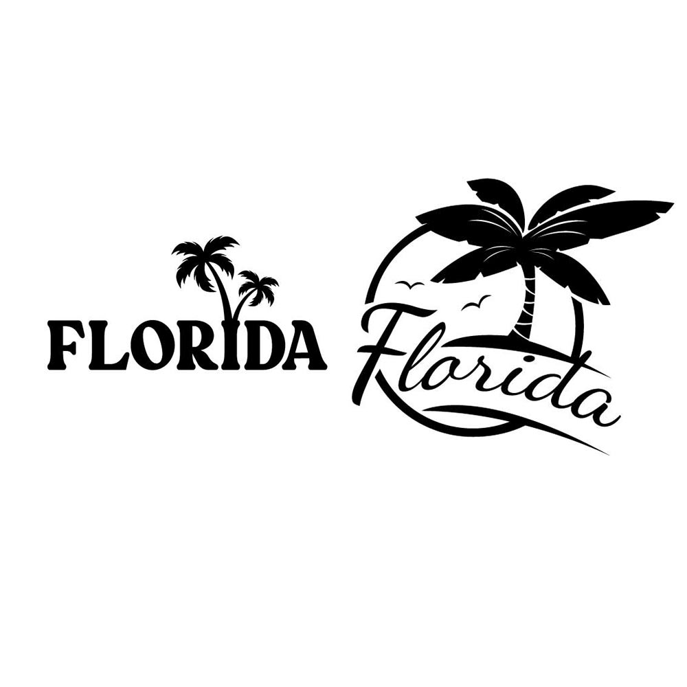  Florida Palm Tree Pack SVG Cuttable Designs
