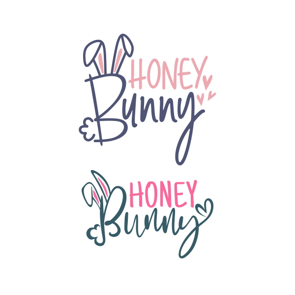 Honey Bunny SVG Cuttable Designs