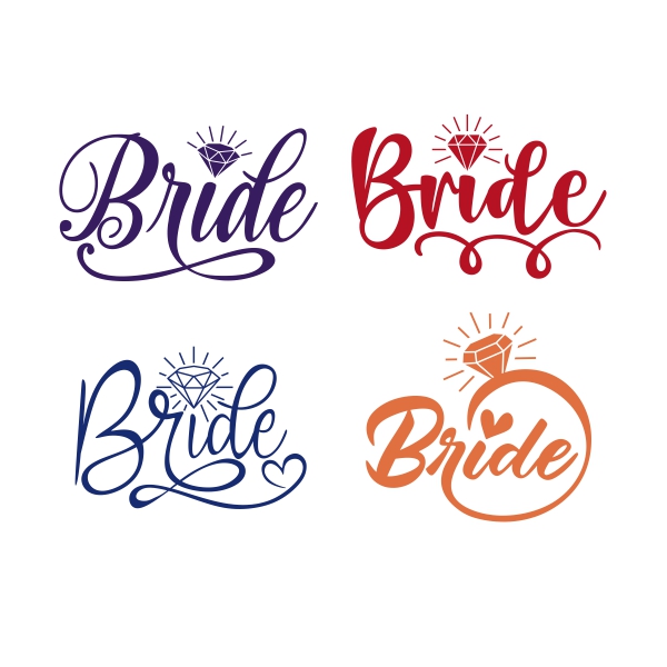 Bride SVG Pack Cuttable Design