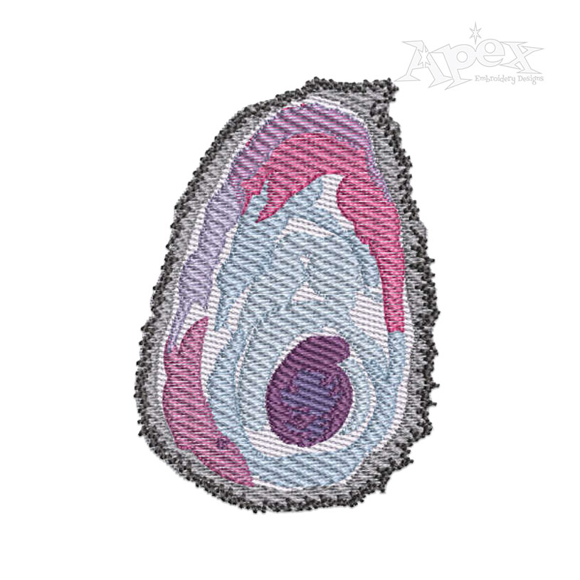 Oyster Embroidery Design