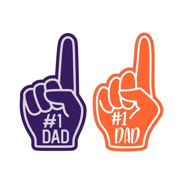 Number One #1 Dad SVG