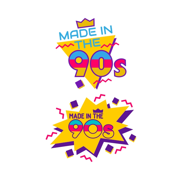 Made in the 90s SVG