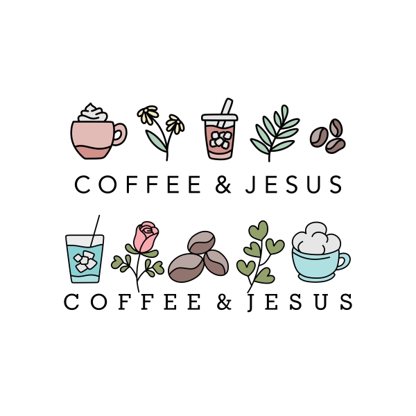 Coffee & Jesus SVG