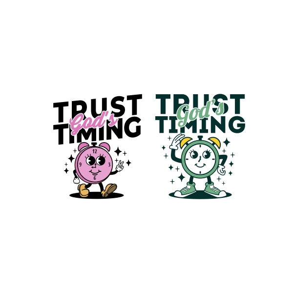 Trust God's Timing SVG