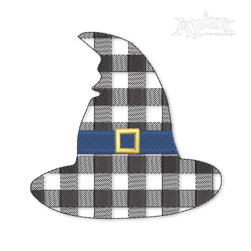 Plaid Pattern Witch Hat