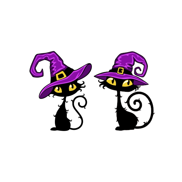 Witch Cat SVG Halloween