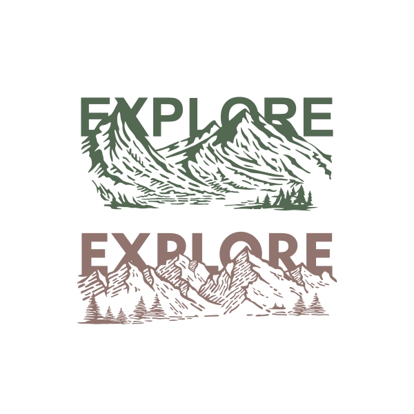 Mountain Explore SVG