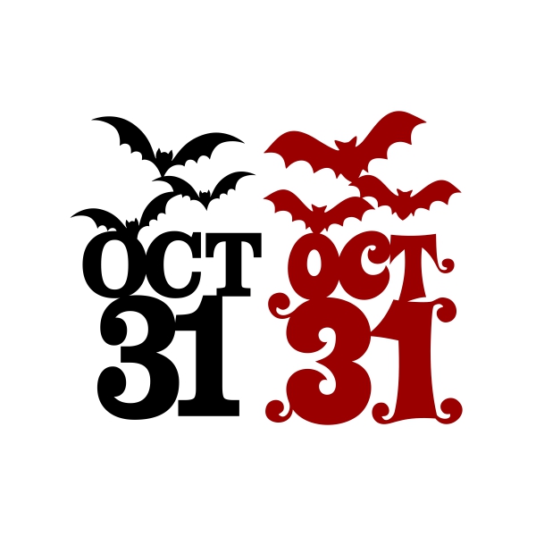Oct 31 SVG October 31st Halloween