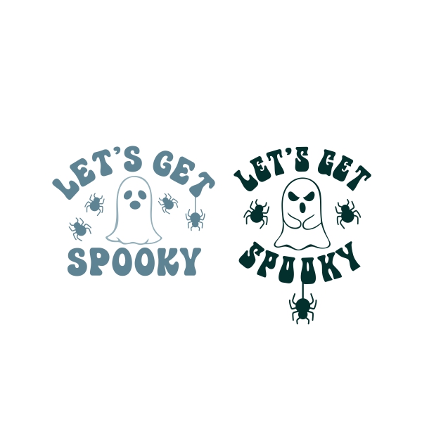 Let's Get Spooky SVG Halloween Ghost