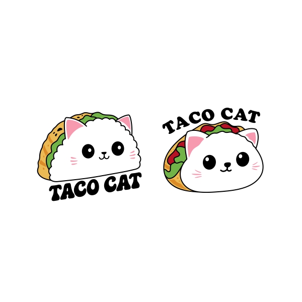 Taco Cat SVG