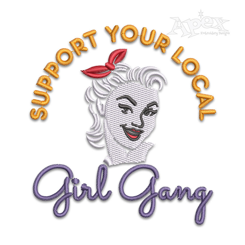 GIRL Gang Girl Power Letter Black Red Iron On Patches Woman Fashion Logo  Embroidery Clothing Badge - AliExpress
