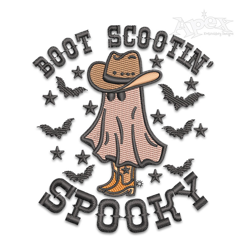 Boot Scootin' Spooky Cowboy Ghost