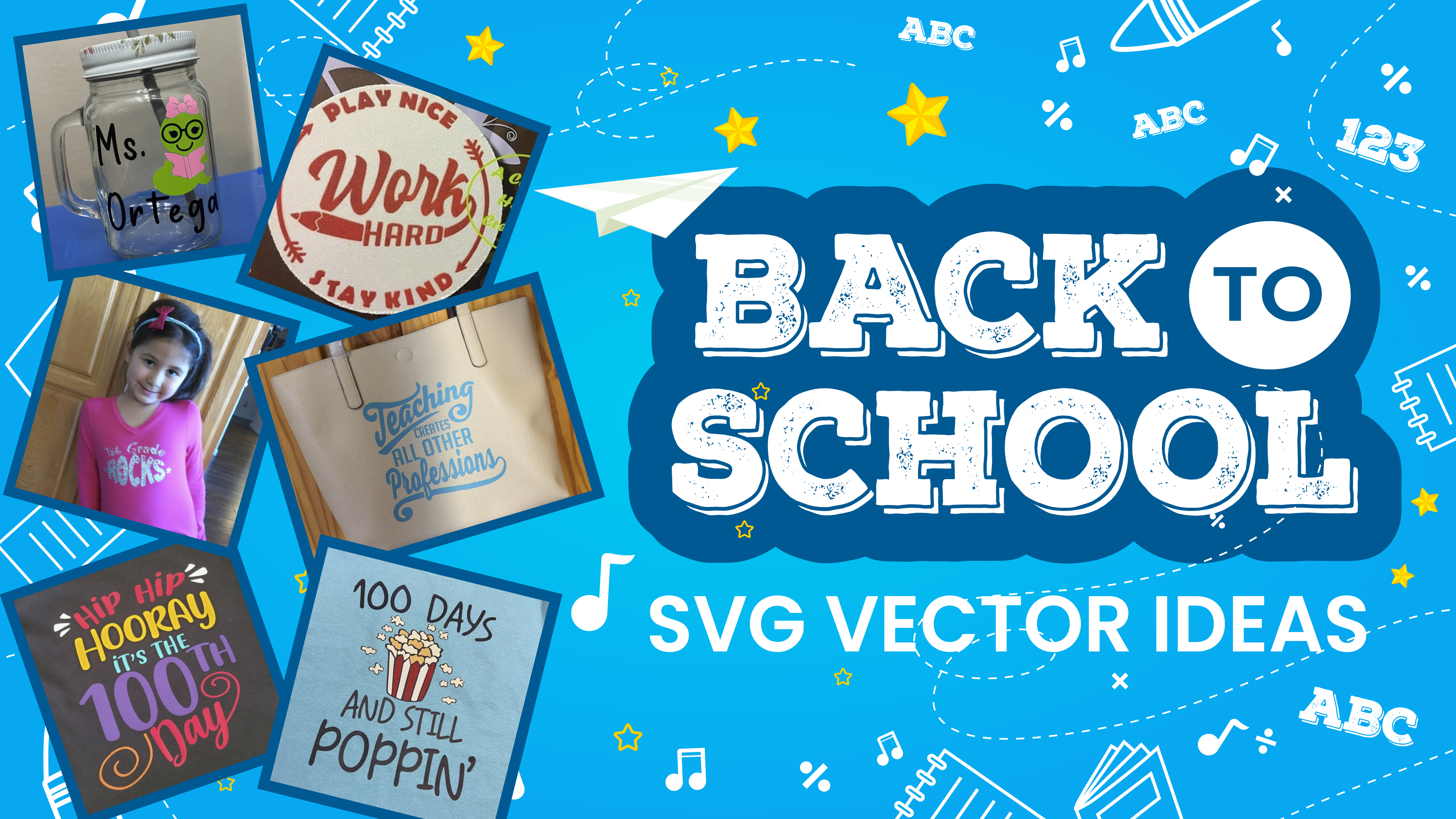 Back to School SVG Vector Ideas