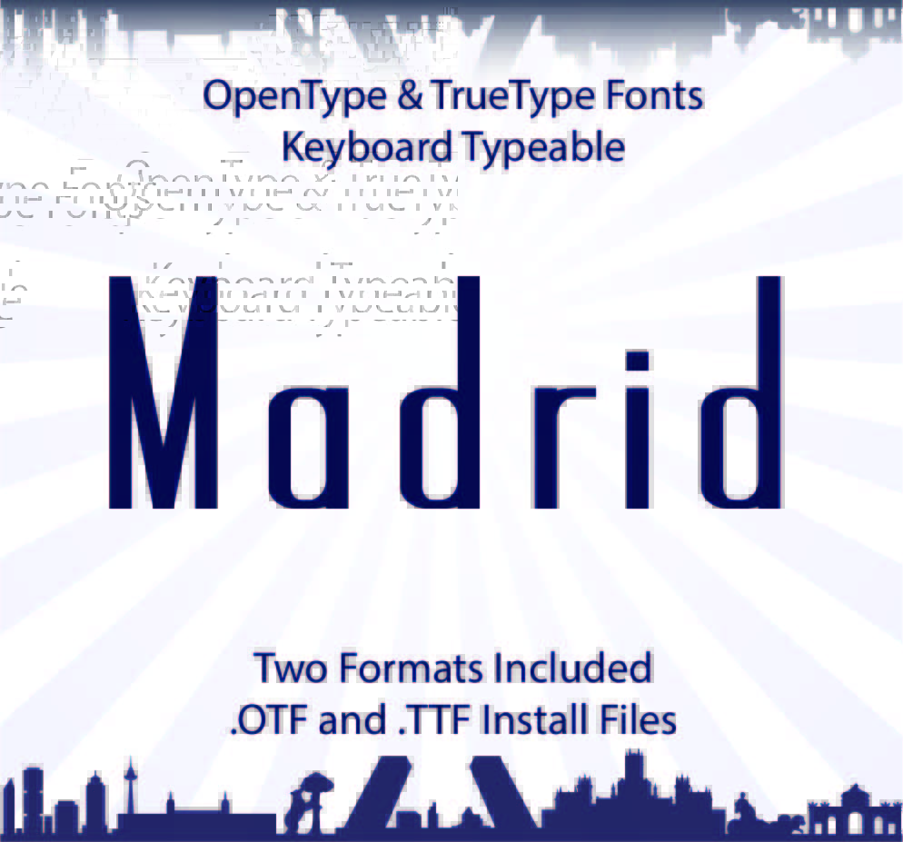 Madrid TrueType Font
