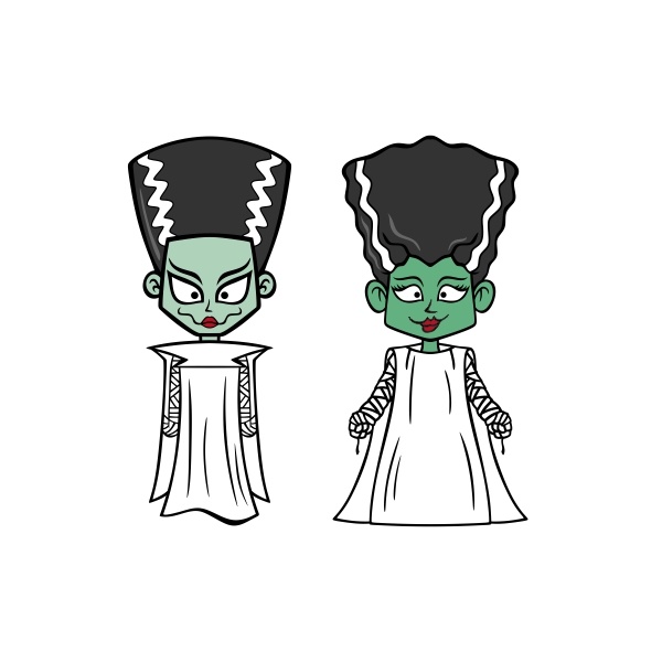 Bride of Frankenstein SVG