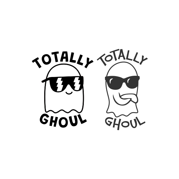 Totally Ghoul SVG Cool Ghost