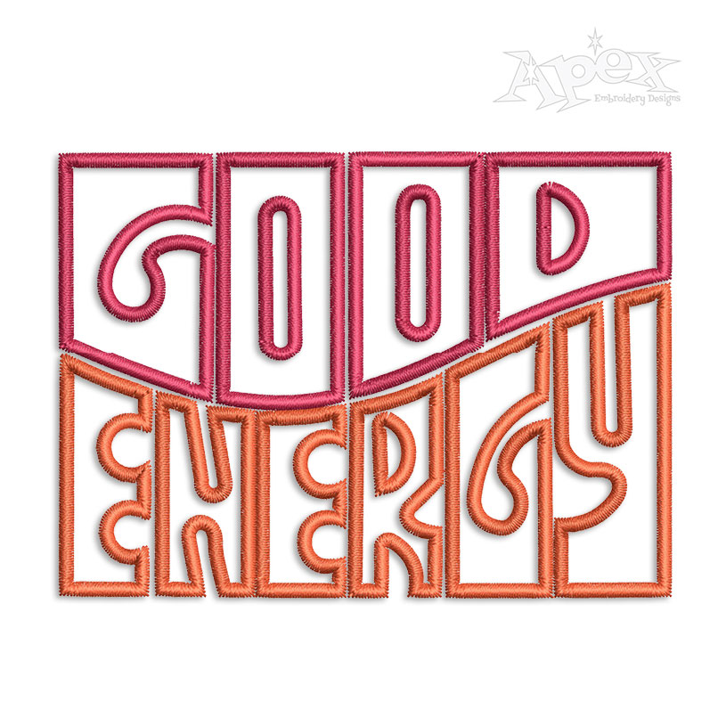 Good Energy Appliqué