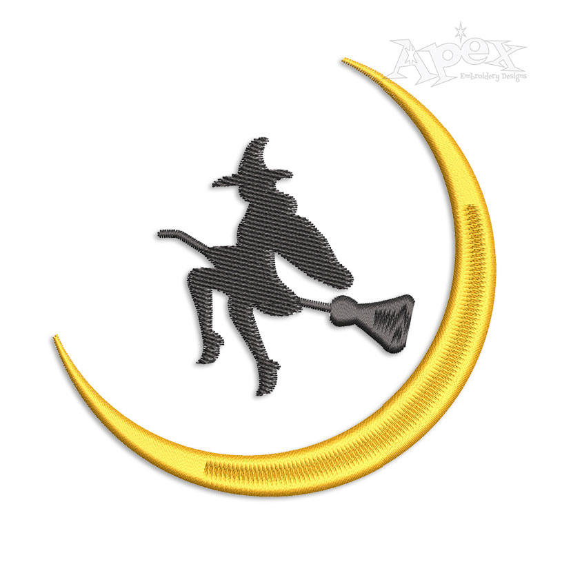 Halloween Moon Witch
