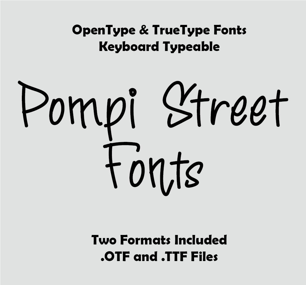 Pompei Street TrueType Font