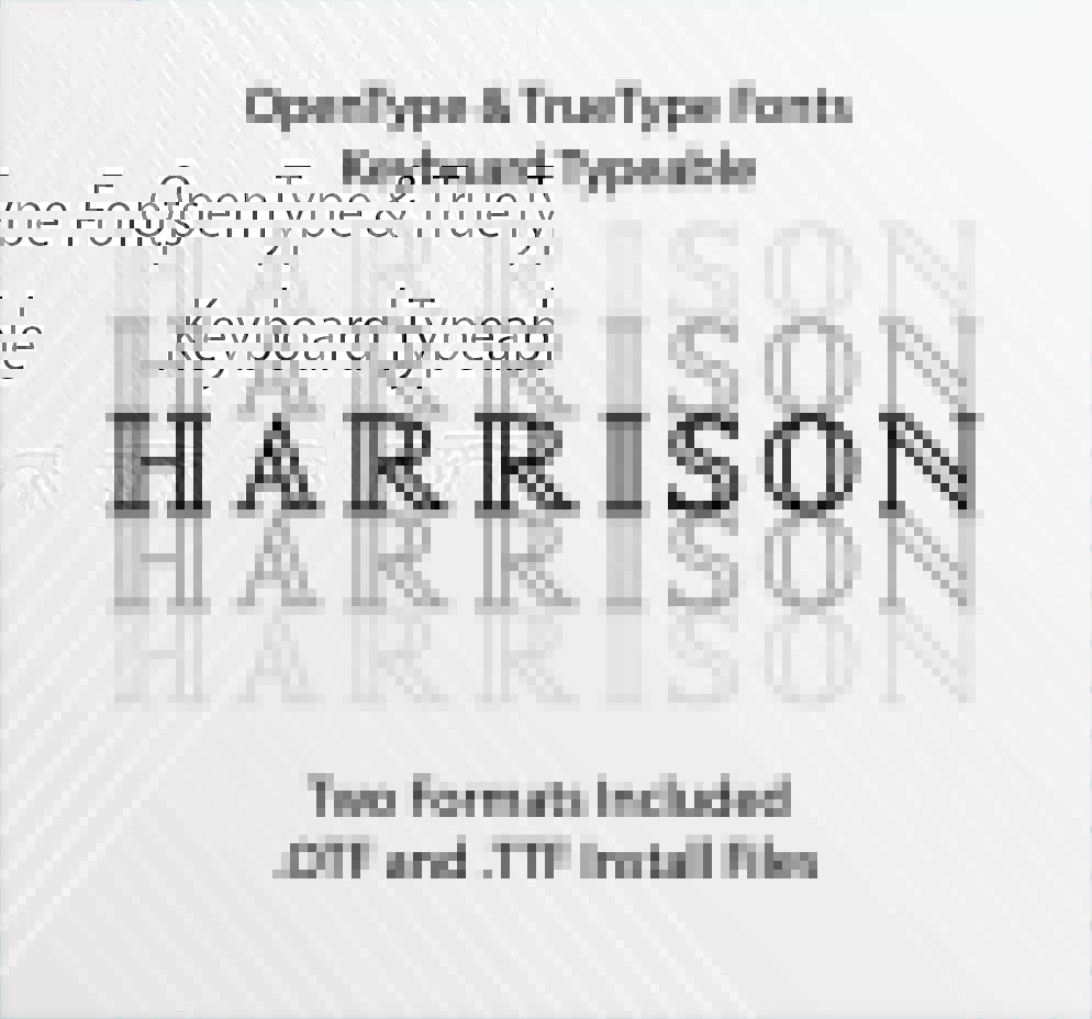 Harrison TrueType Font