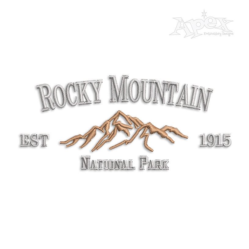 Rocky Mountain National Park EST 1915