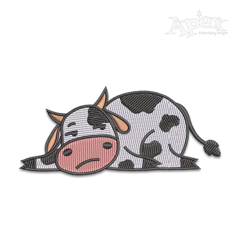 Cute Lazy Cow