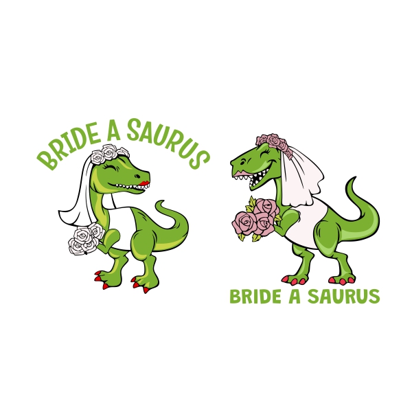 Bride a Saurus SVG