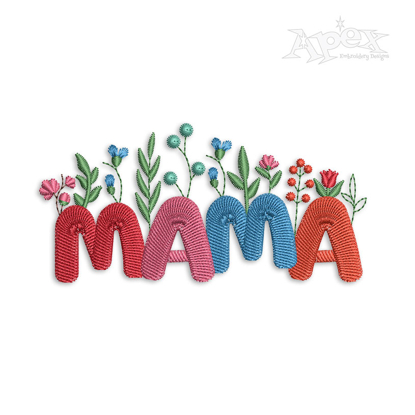 Mama with Flowers