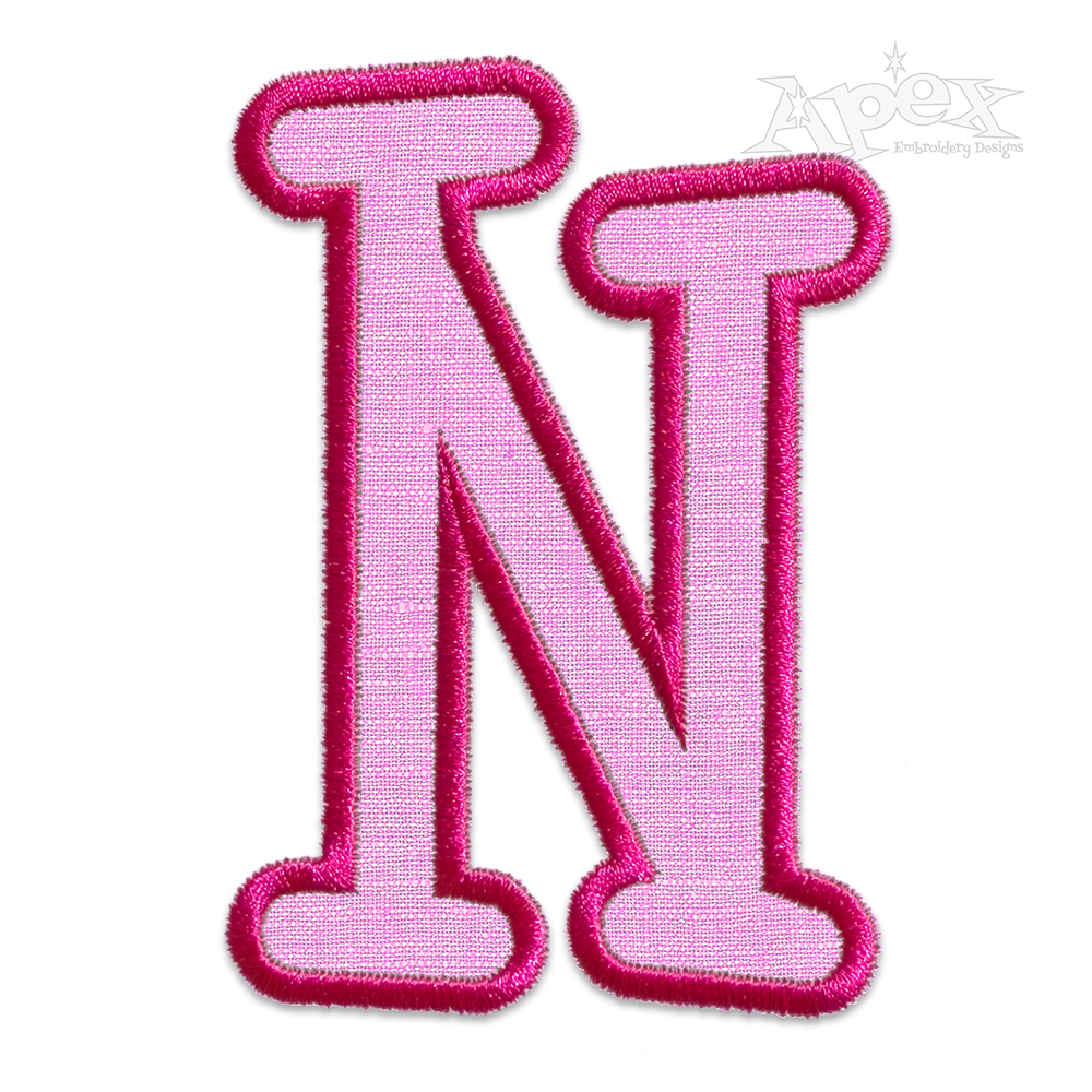 Applique Machine Embroidery Font Boys-R-Gross