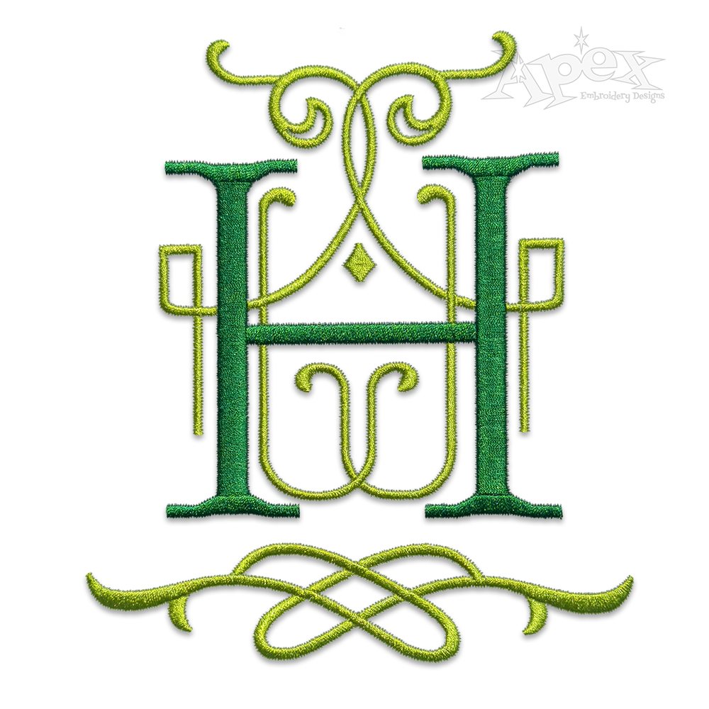 Ornamental Decor Embroidery Font