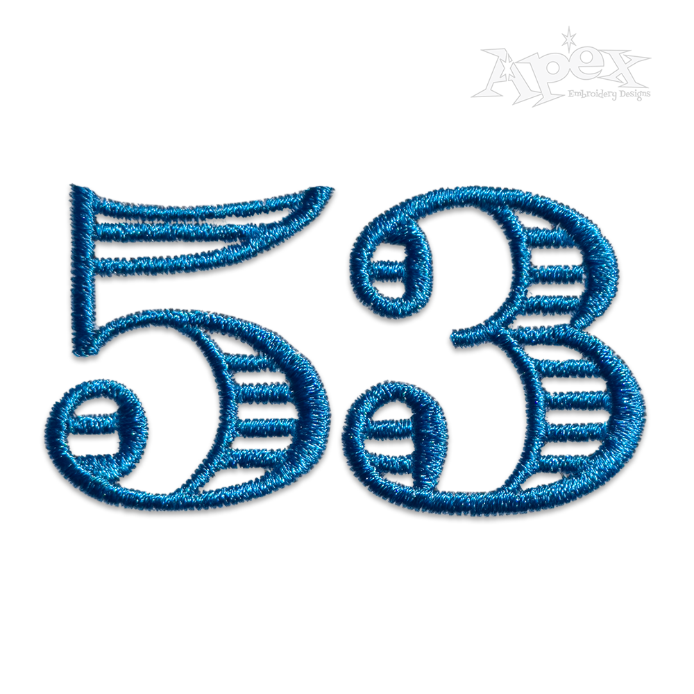 Money Machine Embroidery Font Letter Alphabet