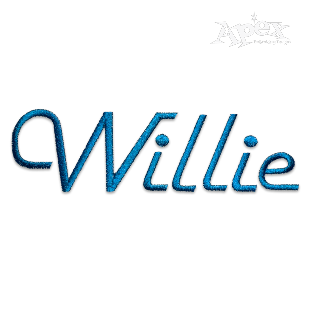 Nifty Fifties Machine Embroidery Font