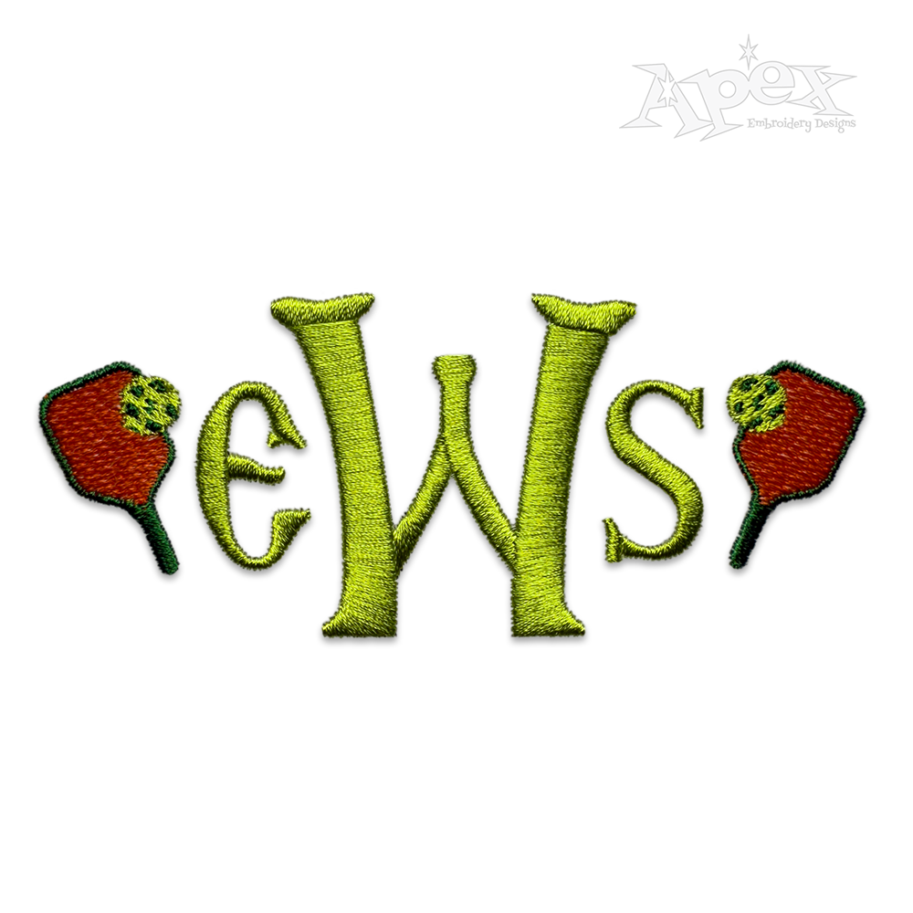 Athens Machine Embroidery Font Set