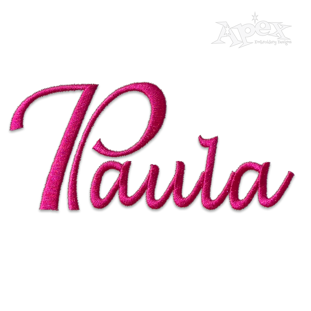 Niles Machine Embroidery Font by Apex