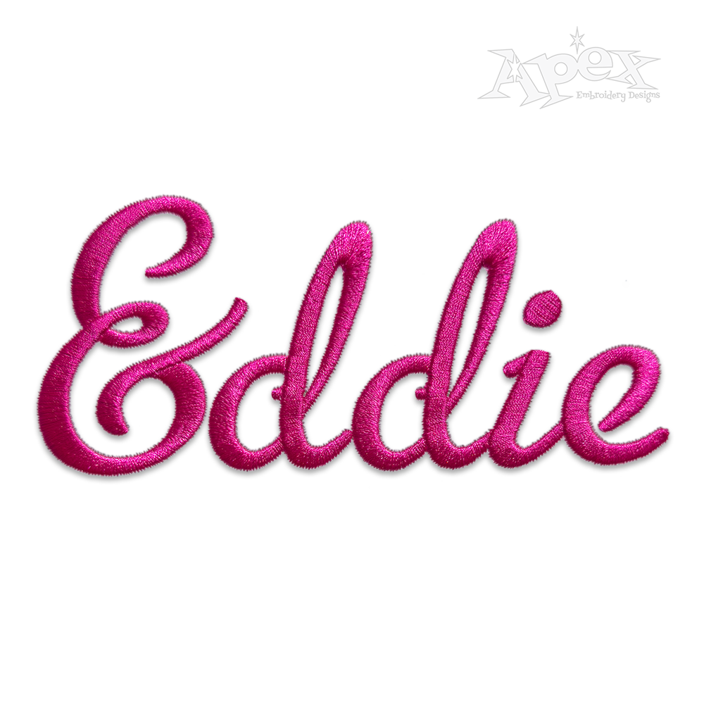 Pensacola Script Monogram Machine Embroidery Font by Apex