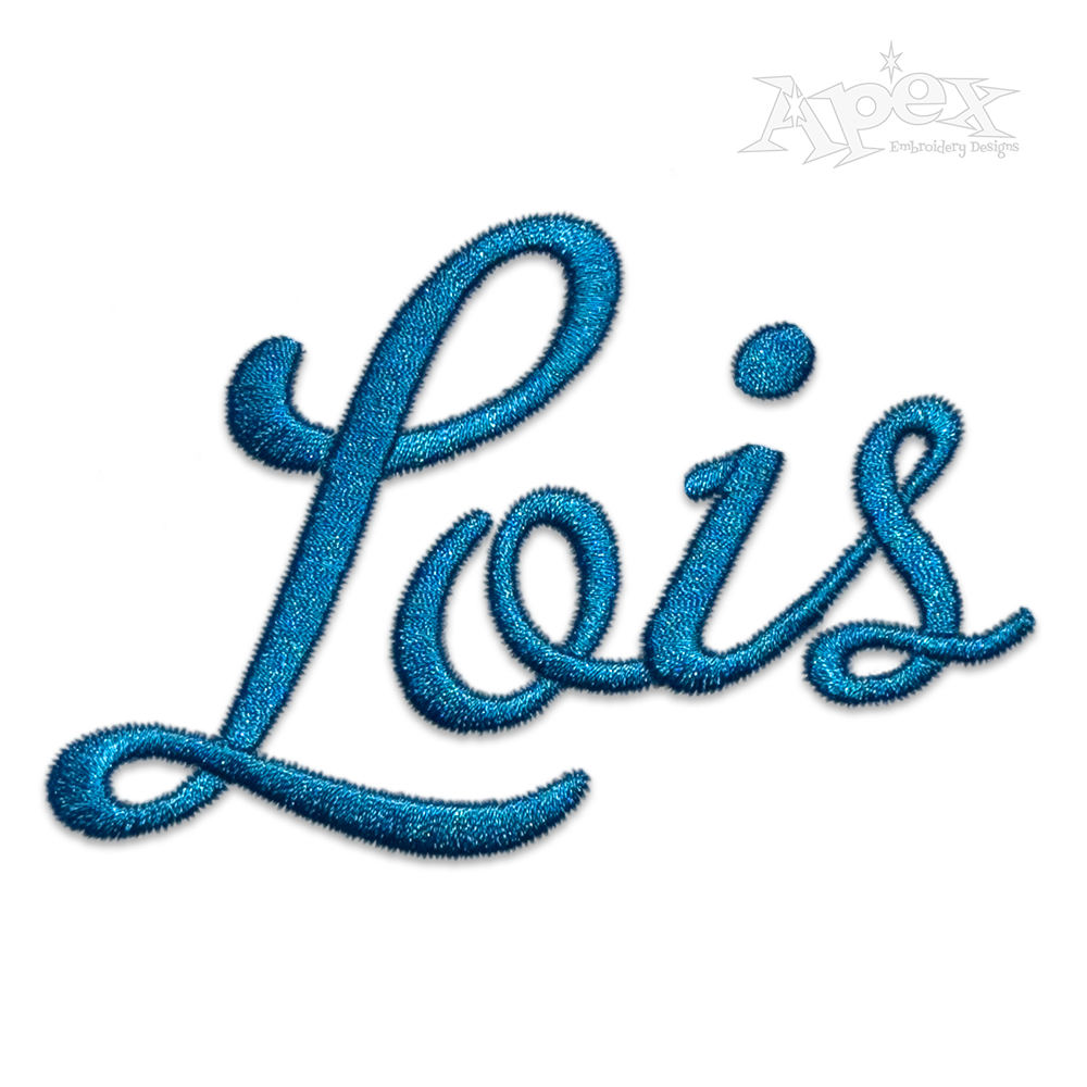 Pensacola Script Monogram Machine Embroidery Fonts Letters