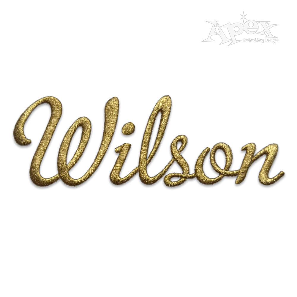 Pensacola Script Monogram Machine Embroidery Fonts by Apex