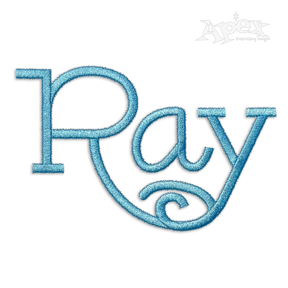 Savannah Machine Embroidery Font by Apex